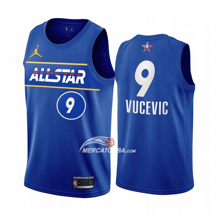 Maglia All Star 2021 Orlando Magic Nikola Vucevic Blu
